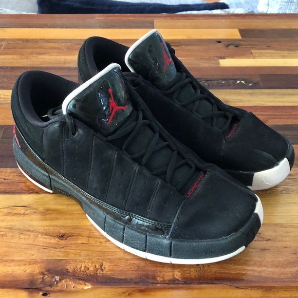 Jordan Shoes | Nike Air Jordan Te 2 Sz Blackredwhite | Poshmark